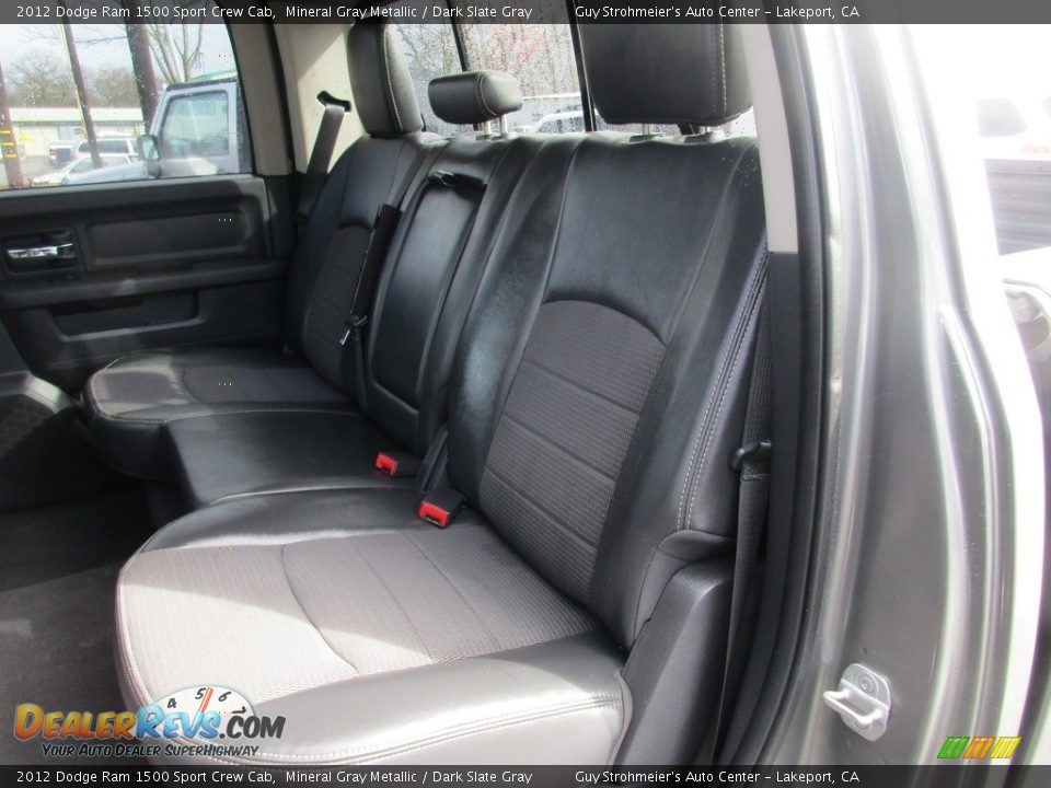 2012 Dodge Ram 1500 Sport Crew Cab Mineral Gray Metallic / Dark Slate Gray Photo #9