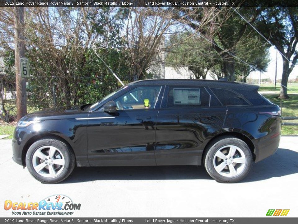 2019 Land Rover Range Rover Velar S Santorini Black Metallic / Ebony Photo #11
