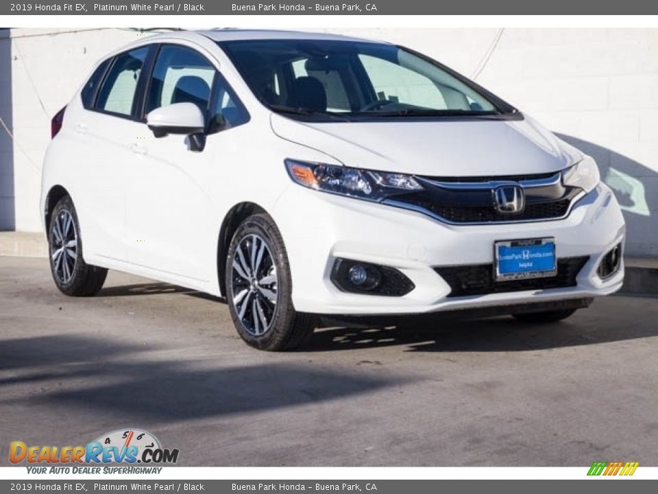 2019 Honda Fit EX Platinum White Pearl / Black Photo #1