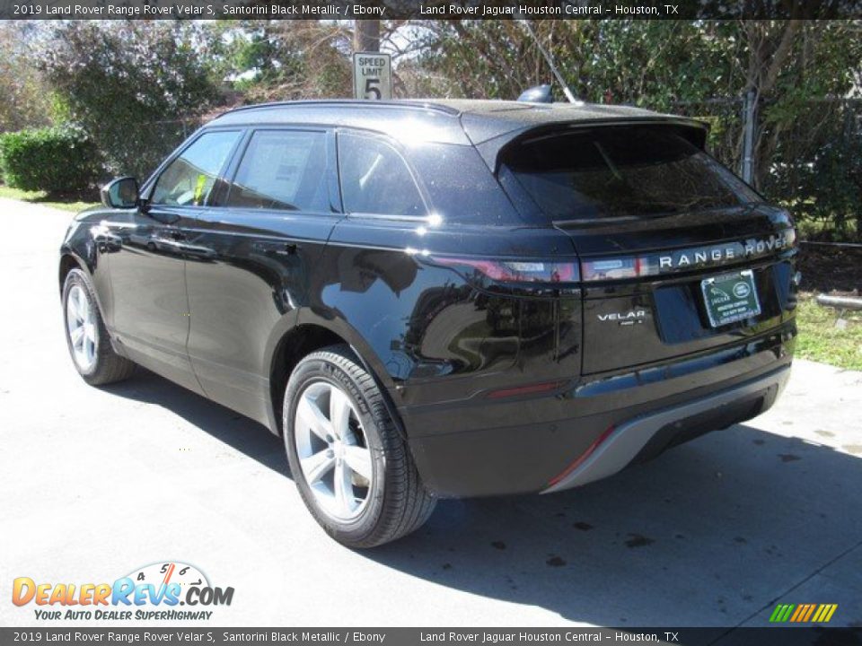 2019 Land Rover Range Rover Velar S Santorini Black Metallic / Ebony Photo #12