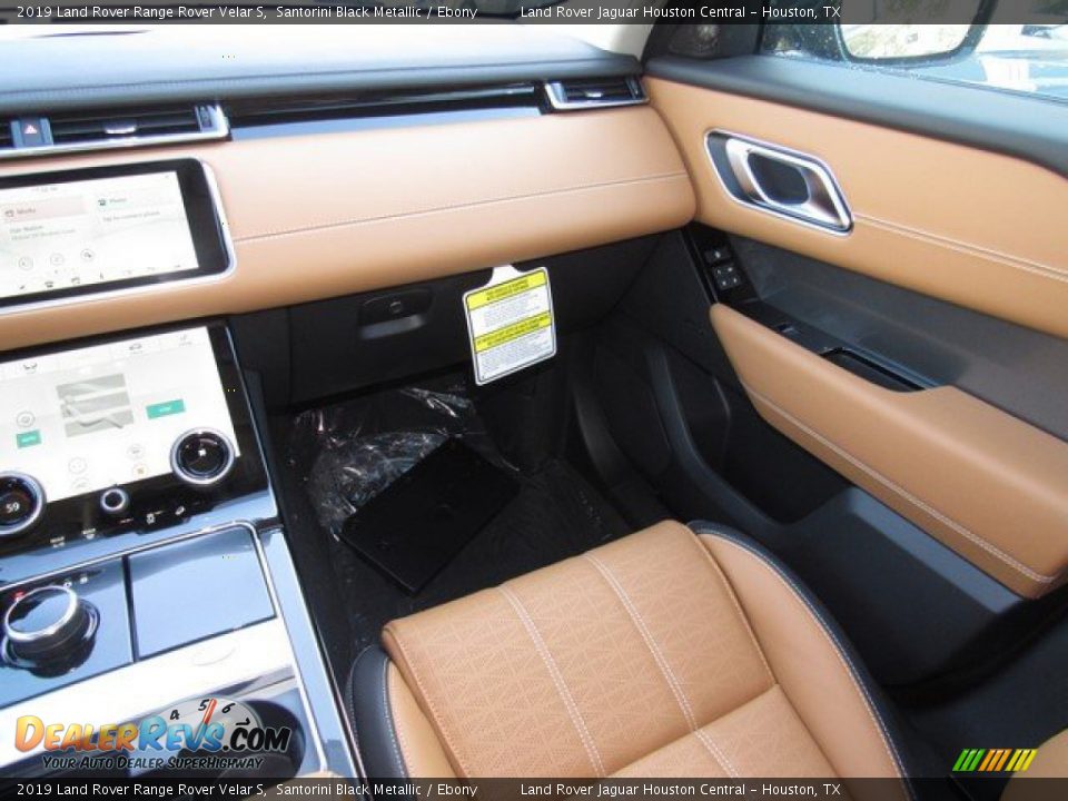 2019 Land Rover Range Rover Velar S Santorini Black Metallic / Ebony Photo #15