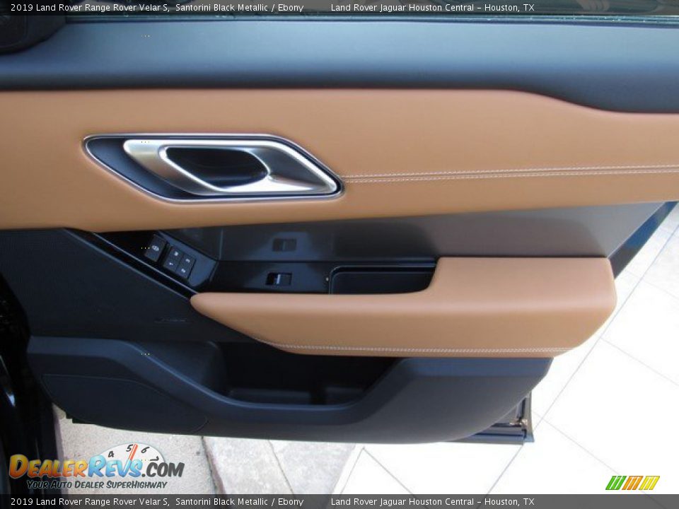 2019 Land Rover Range Rover Velar S Santorini Black Metallic / Ebony Photo #20
