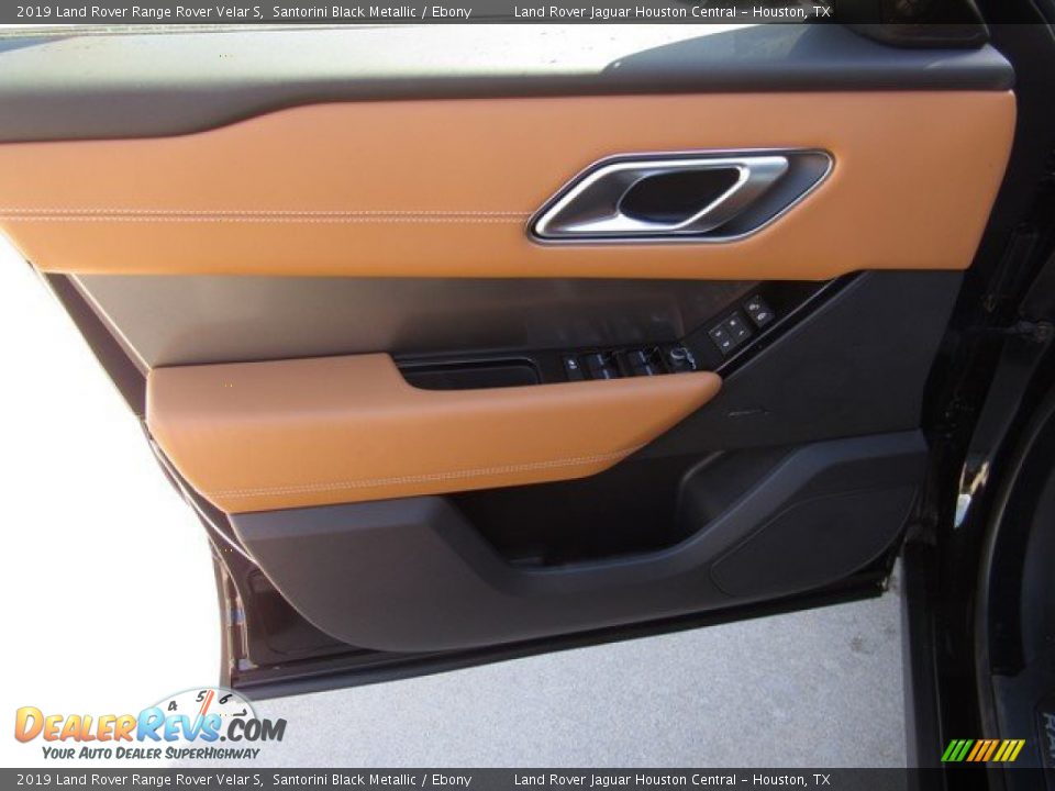 2019 Land Rover Range Rover Velar S Santorini Black Metallic / Ebony Photo #23