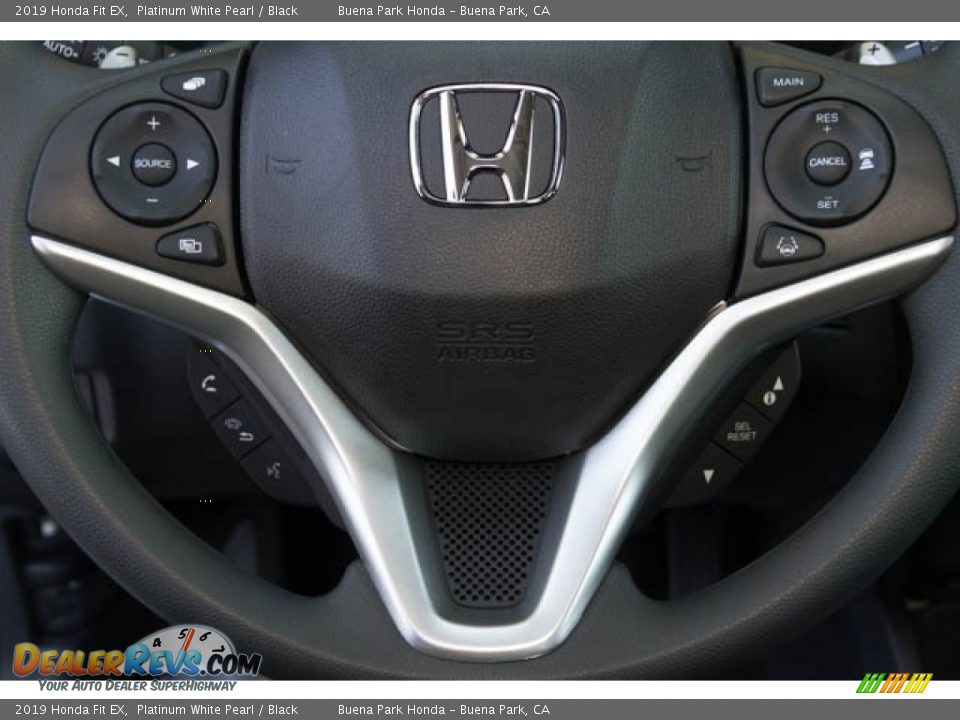 2019 Honda Fit EX Platinum White Pearl / Black Photo #16