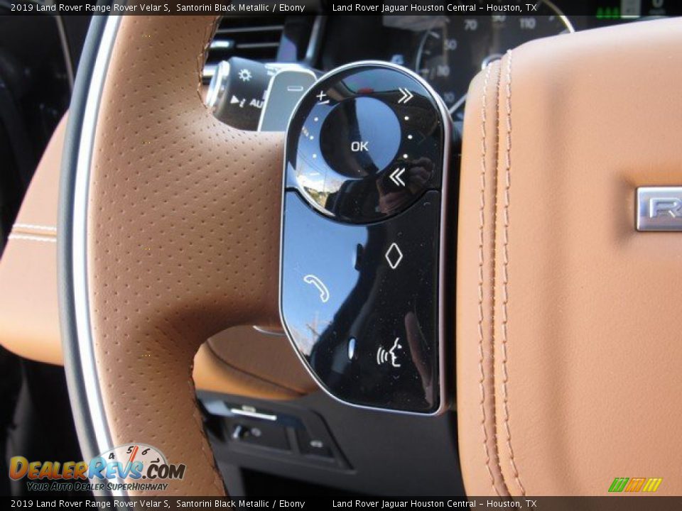 2019 Land Rover Range Rover Velar S Santorini Black Metallic / Ebony Photo #27