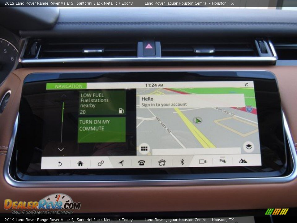 2019 Land Rover Range Rover Velar S Santorini Black Metallic / Ebony Photo #31