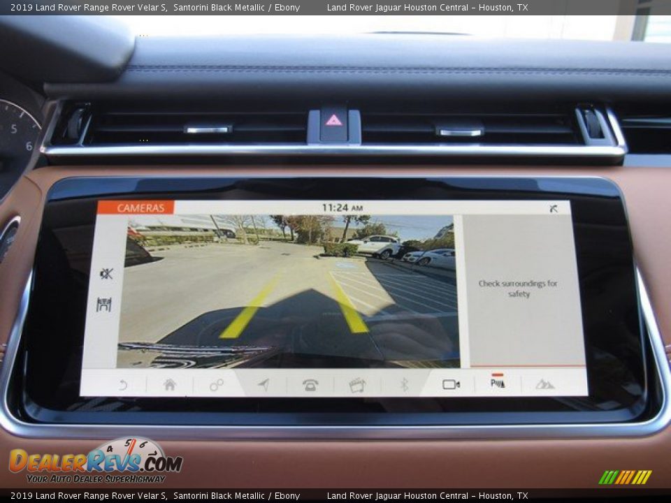 2019 Land Rover Range Rover Velar S Santorini Black Metallic / Ebony Photo #32