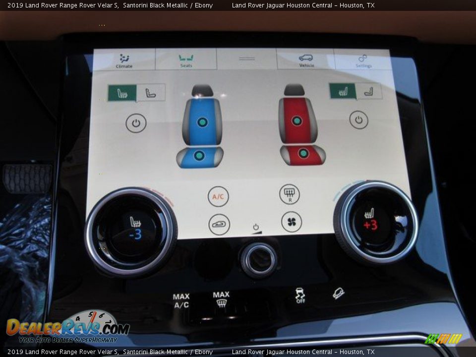 2019 Land Rover Range Rover Velar S Santorini Black Metallic / Ebony Photo #34