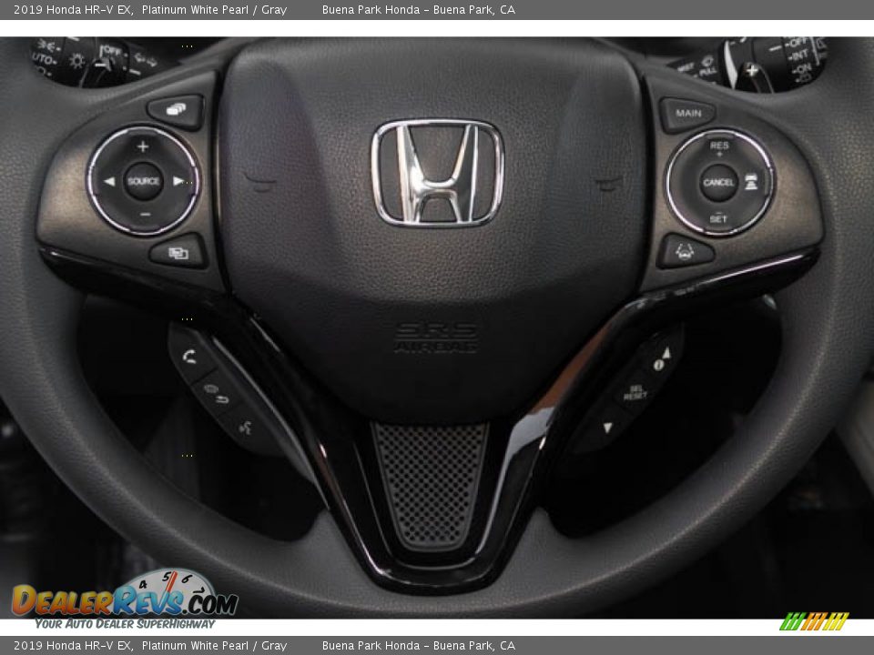 2019 Honda HR-V EX Platinum White Pearl / Gray Photo #21