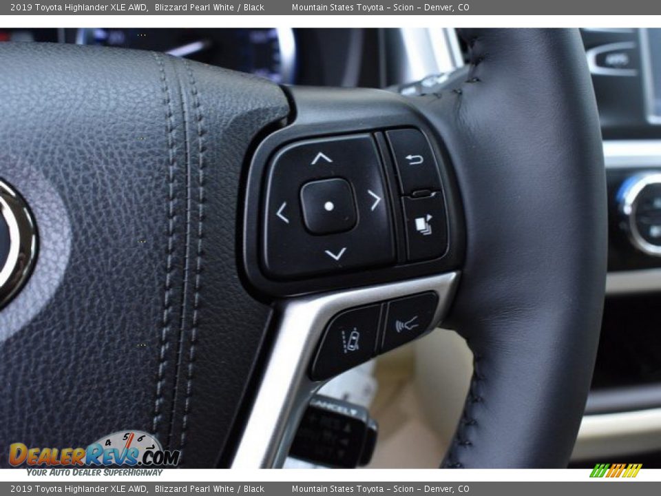 2019 Toyota Highlander XLE AWD Blizzard Pearl White / Black Photo #30
