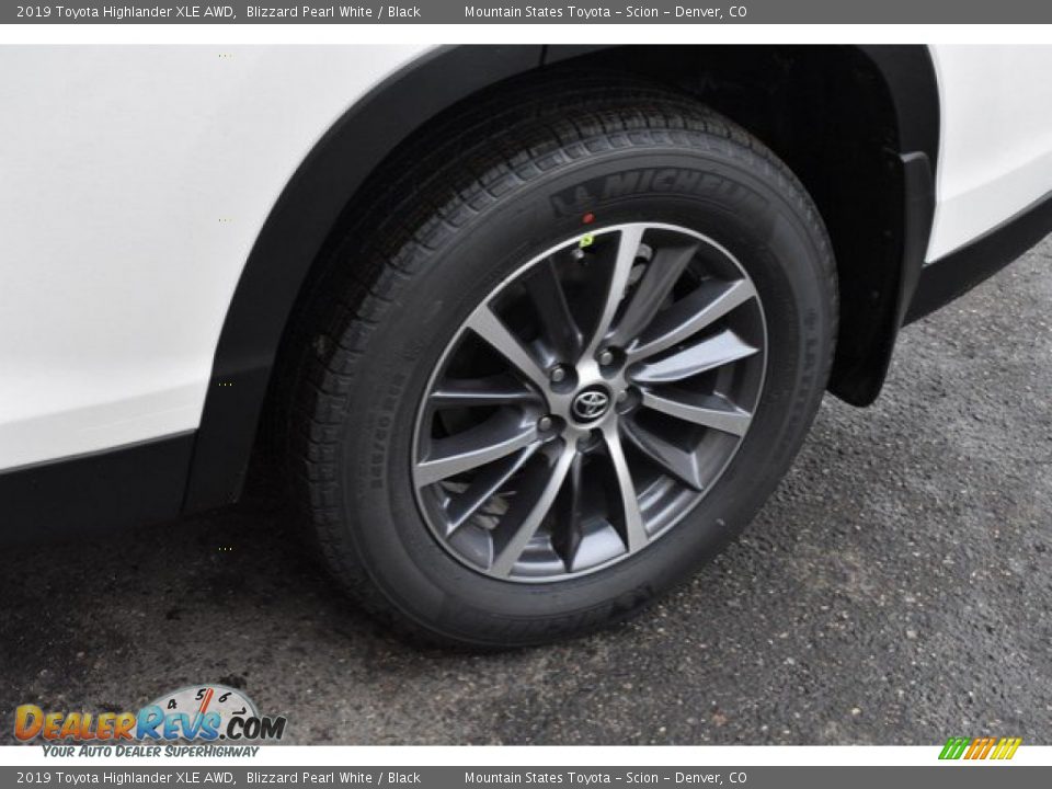 2019 Toyota Highlander XLE AWD Blizzard Pearl White / Black Photo #36