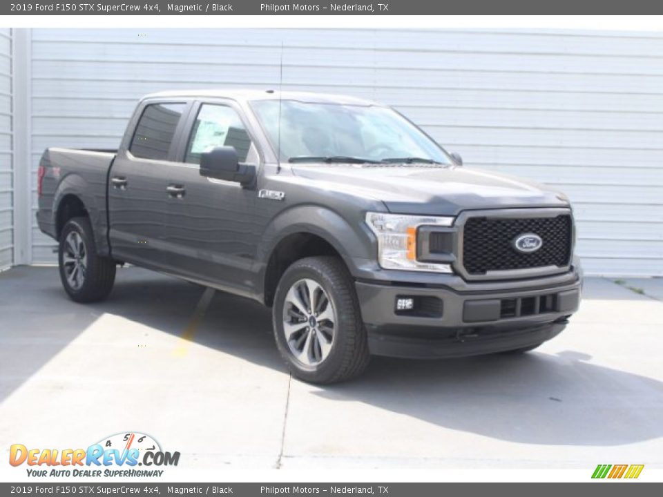 2019 Ford F150 STX SuperCrew 4x4 Magnetic / Black Photo #2