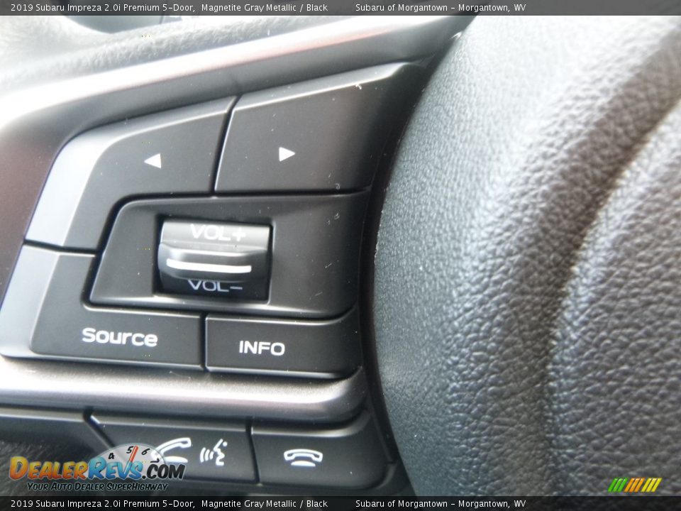 2019 Subaru Impreza 2.0i Premium 5-Door Magnetite Gray Metallic / Black Photo #20