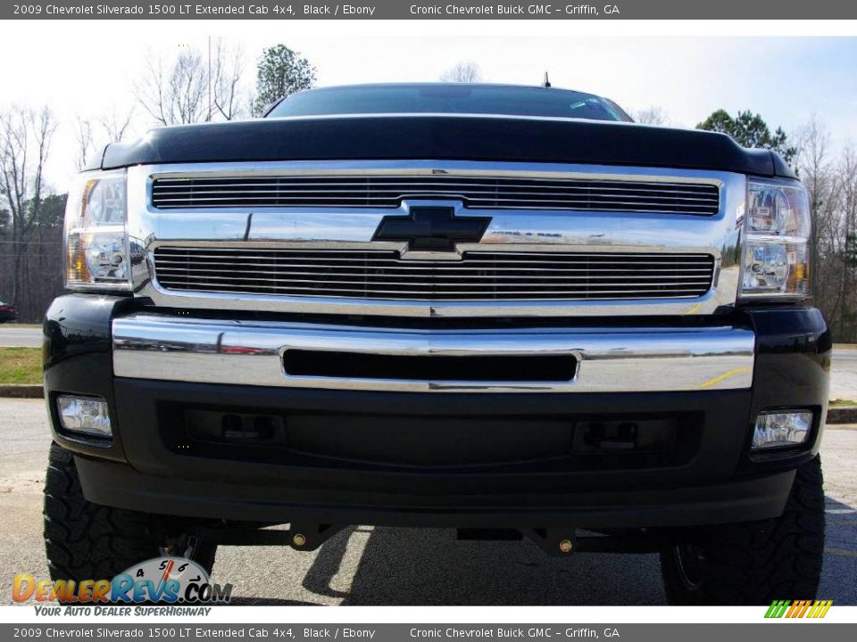 2009 Chevrolet Silverado 1500 LT Extended Cab 4x4 Black / Ebony Photo #3
