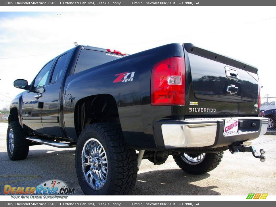 2009 Chevrolet Silverado 1500 LT Extended Cab 4x4 Black / Ebony Photo #8