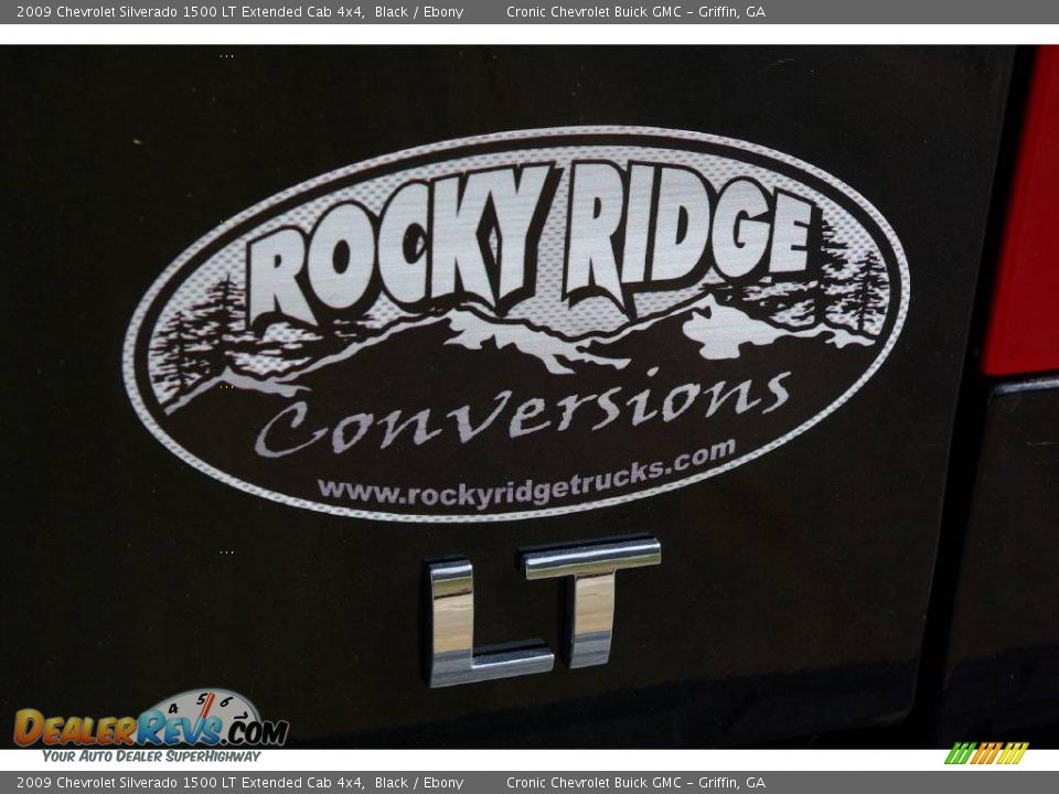 2009 Chevrolet Silverado 1500 LT Extended Cab 4x4 Black / Ebony Photo #9