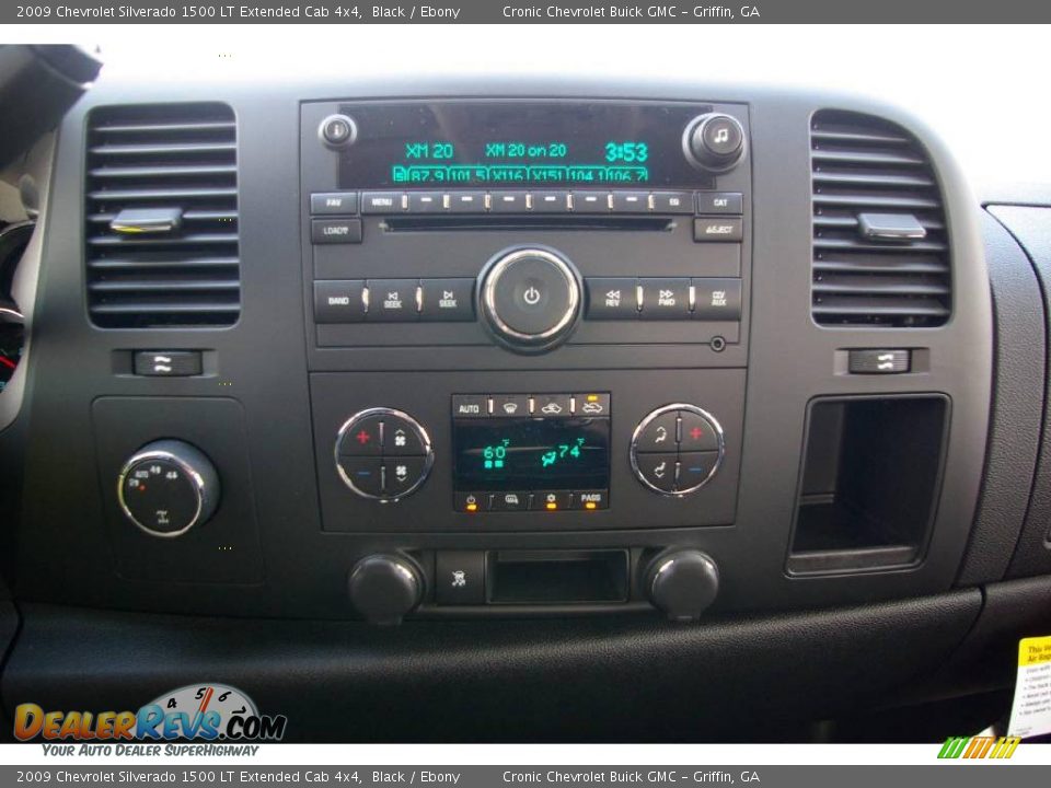 2009 Chevrolet Silverado 1500 LT Extended Cab 4x4 Black / Ebony Photo #22