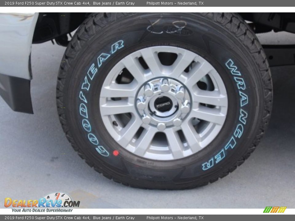 2019 Ford F250 Super Duty STX Crew Cab 4x4 Blue Jeans / Earth Gray Photo #5