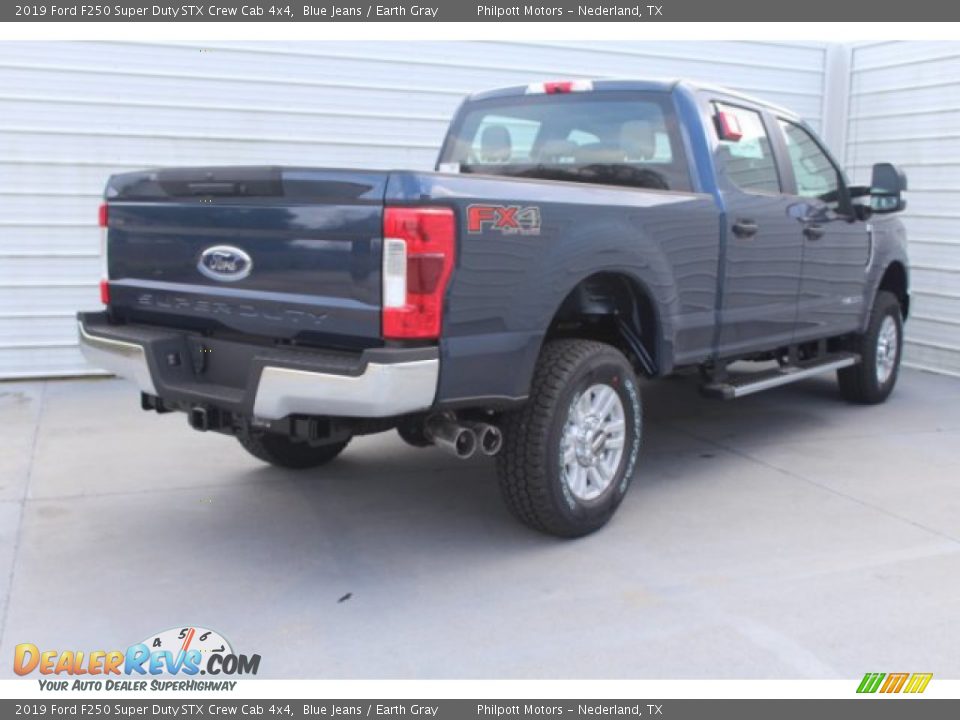 2019 Ford F250 Super Duty STX Crew Cab 4x4 Blue Jeans / Earth Gray Photo #8