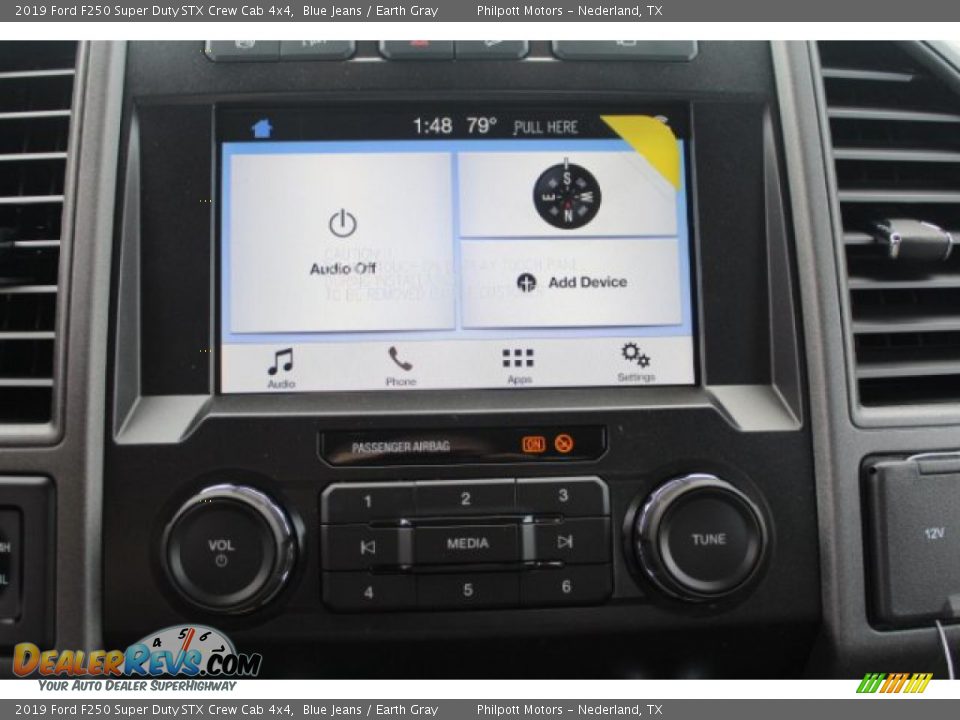 2019 Ford F250 Super Duty STX Crew Cab 4x4 Blue Jeans / Earth Gray Photo #11