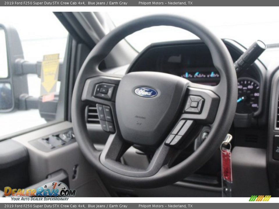 2019 Ford F250 Super Duty STX Crew Cab 4x4 Blue Jeans / Earth Gray Photo #18