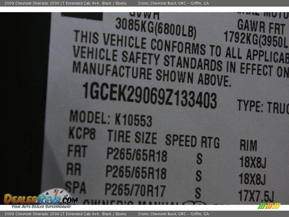 2009 Chevrolet Silverado 1500 LT Extended Cab 4x4 Black / Ebony Photo #28