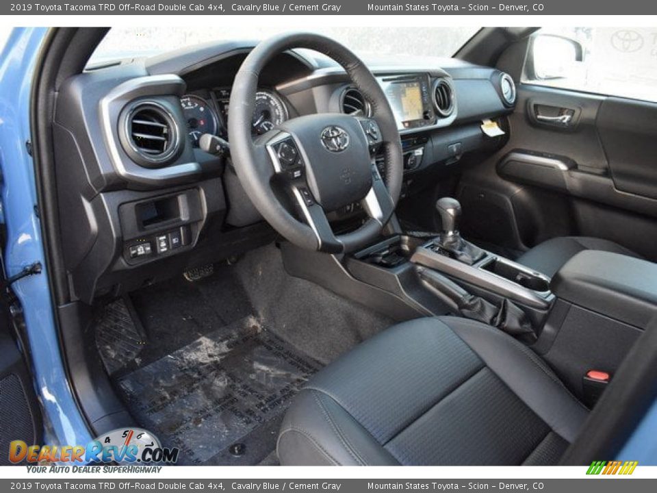 2019 Toyota Tacoma TRD Off-Road Double Cab 4x4 Cavalry Blue / Cement Gray Photo #5