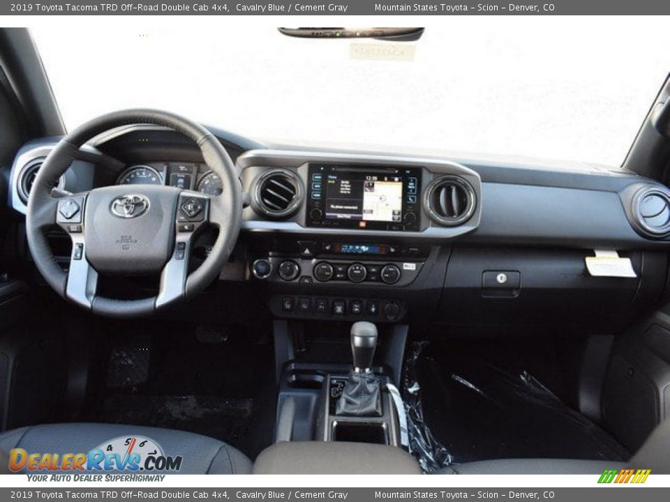 2019 Toyota Tacoma TRD Off-Road Double Cab 4x4 Cavalry Blue / Cement Gray Photo #8