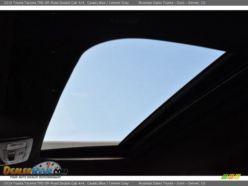 2019 Toyota Tacoma TRD Off-Road Double Cab 4x4 Cavalry Blue / Cement Gray Photo #9