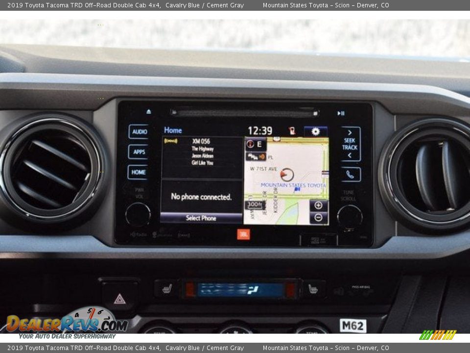 2019 Toyota Tacoma TRD Off-Road Double Cab 4x4 Cavalry Blue / Cement Gray Photo #10