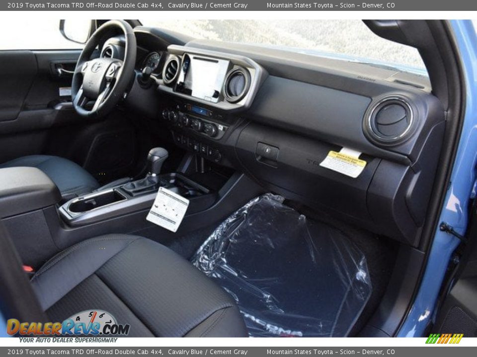 2019 Toyota Tacoma TRD Off-Road Double Cab 4x4 Cavalry Blue / Cement Gray Photo #11
