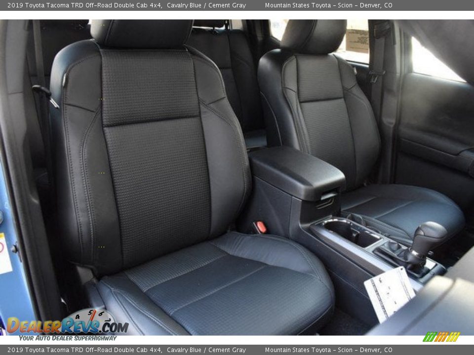 2019 Toyota Tacoma TRD Off-Road Double Cab 4x4 Cavalry Blue / Cement Gray Photo #13