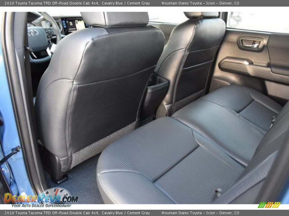 2019 Toyota Tacoma TRD Off-Road Double Cab 4x4 Cavalry Blue / Cement Gray Photo #14