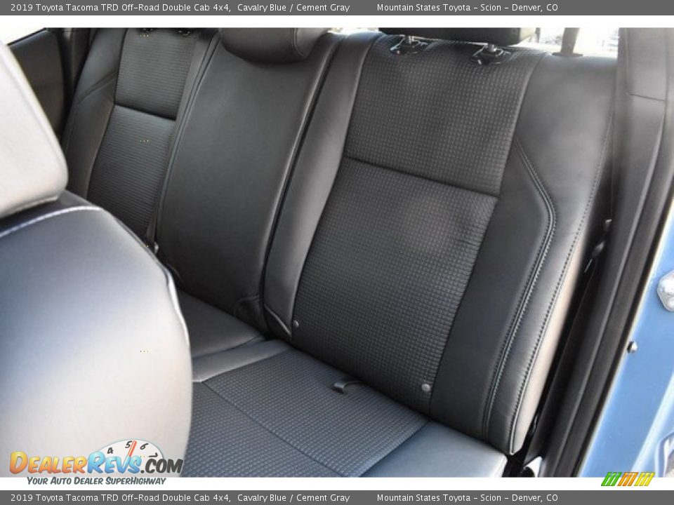 2019 Toyota Tacoma TRD Off-Road Double Cab 4x4 Cavalry Blue / Cement Gray Photo #16