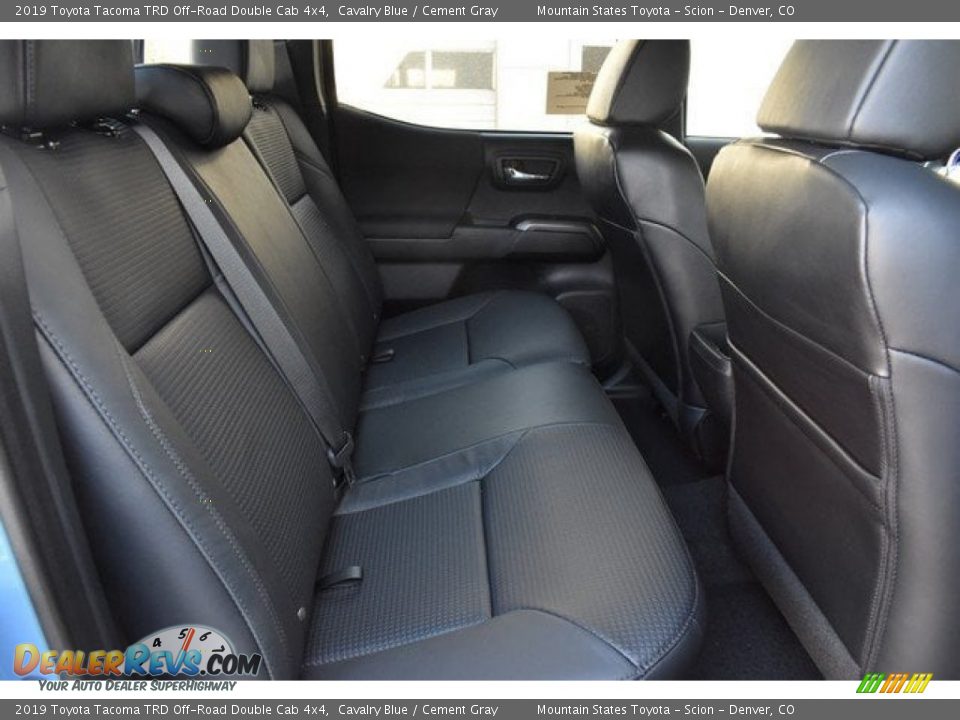 2019 Toyota Tacoma TRD Off-Road Double Cab 4x4 Cavalry Blue / Cement Gray Photo #18
