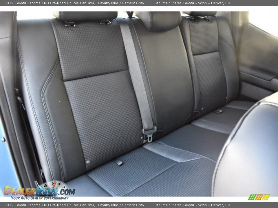 2019 Toyota Tacoma TRD Off-Road Double Cab 4x4 Cavalry Blue / Cement Gray Photo #19