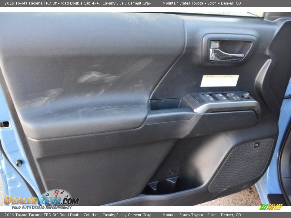 2019 Toyota Tacoma TRD Off-Road Double Cab 4x4 Cavalry Blue / Cement Gray Photo #20