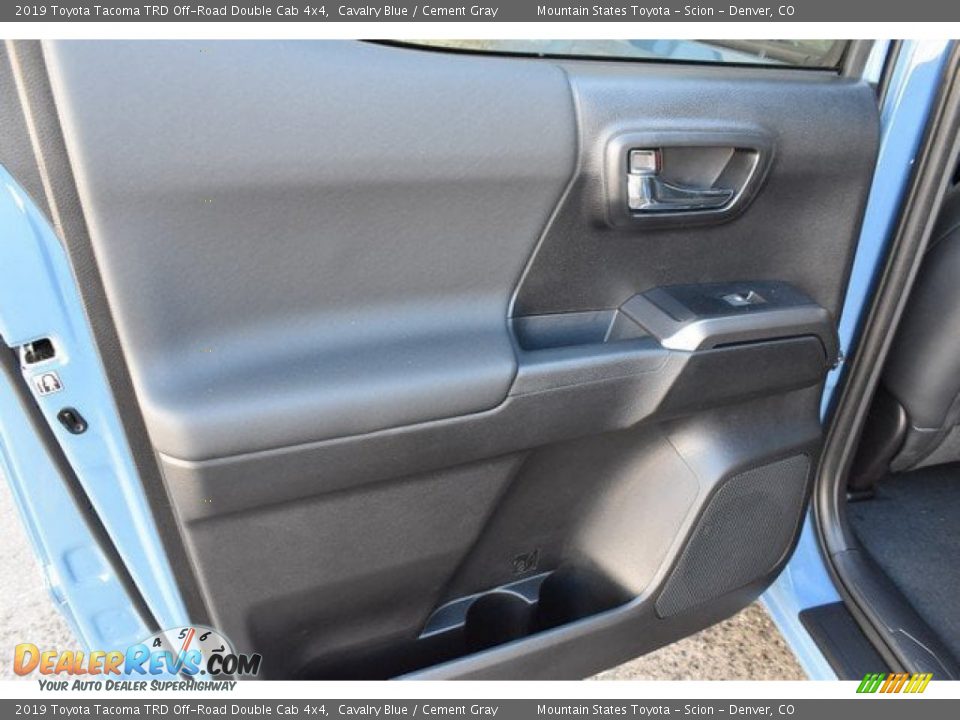 2019 Toyota Tacoma TRD Off-Road Double Cab 4x4 Cavalry Blue / Cement Gray Photo #21