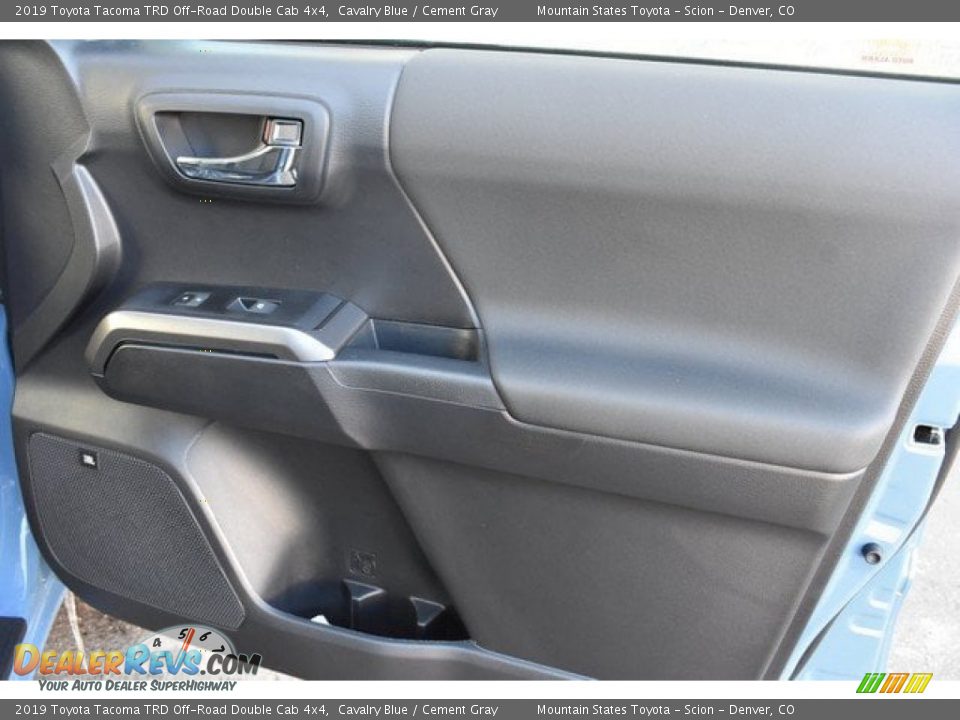 2019 Toyota Tacoma TRD Off-Road Double Cab 4x4 Cavalry Blue / Cement Gray Photo #22