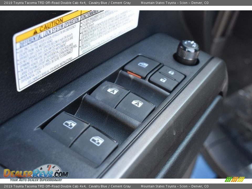 2019 Toyota Tacoma TRD Off-Road Double Cab 4x4 Cavalry Blue / Cement Gray Photo #24