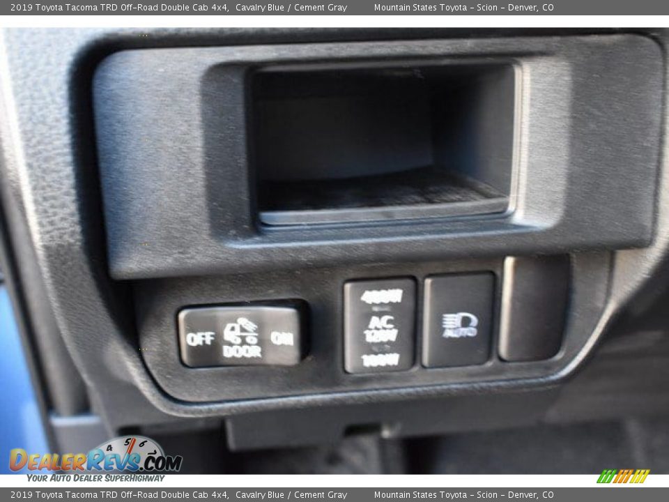 2019 Toyota Tacoma TRD Off-Road Double Cab 4x4 Cavalry Blue / Cement Gray Photo #25