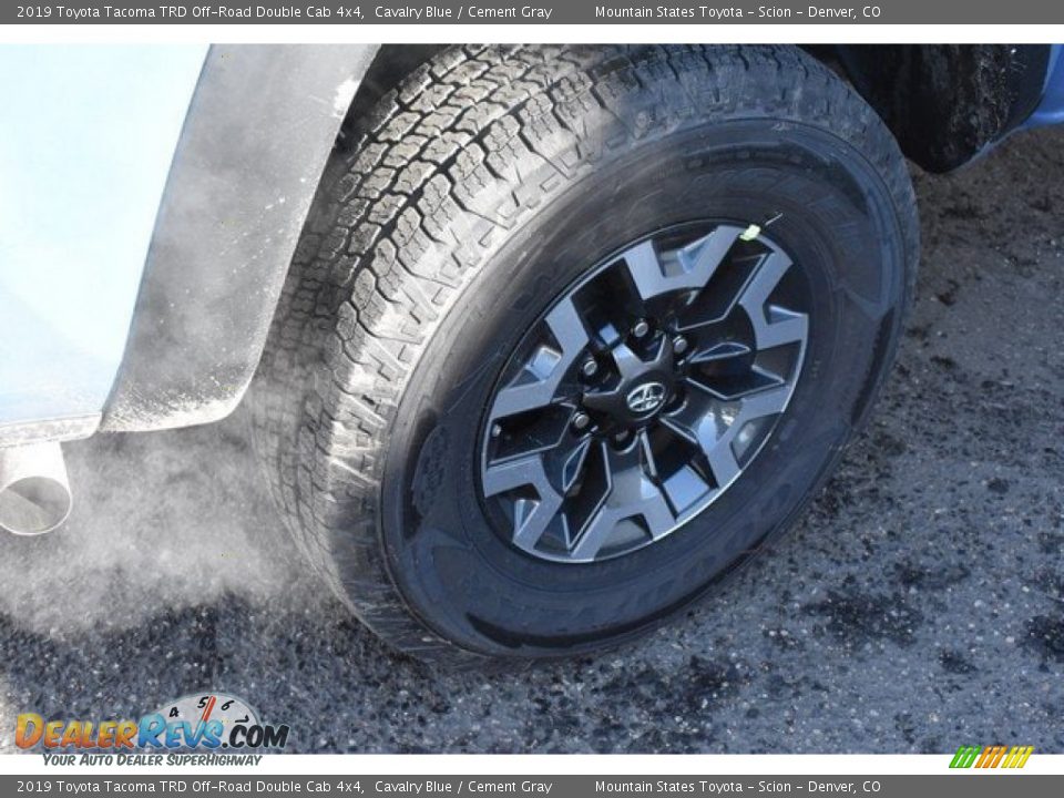2019 Toyota Tacoma TRD Off-Road Double Cab 4x4 Cavalry Blue / Cement Gray Photo #34