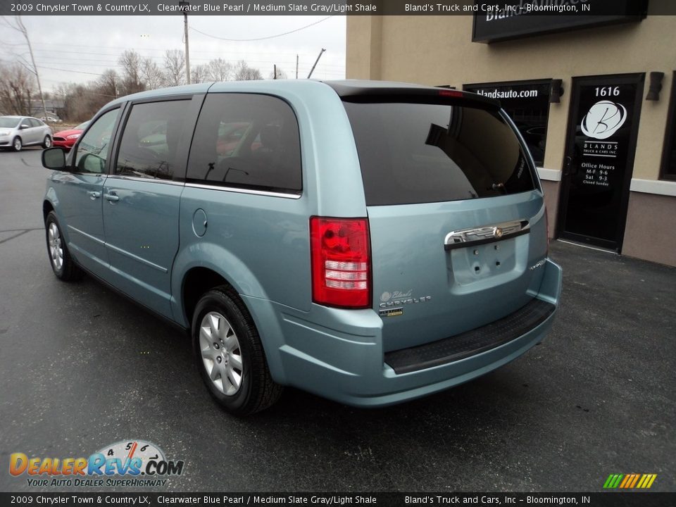 2009 Chrysler Town & Country LX Clearwater Blue Pearl / Medium Slate Gray/Light Shale Photo #3