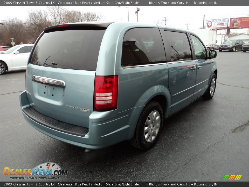 2009 Chrysler Town & Country LX Clearwater Blue Pearl / Medium Slate Gray/Light Shale Photo #4
