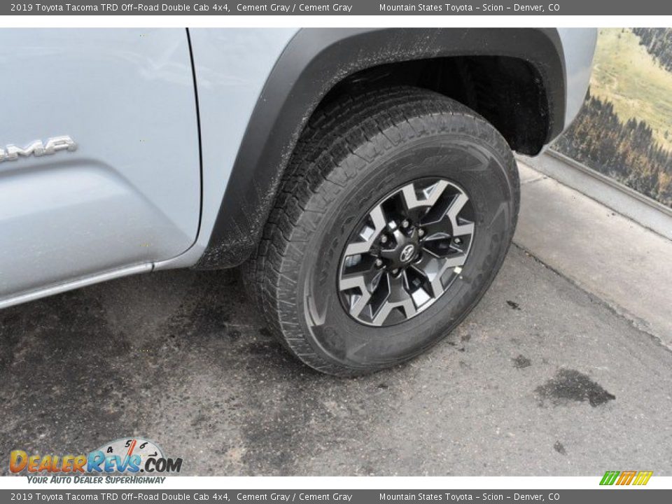 2019 Toyota Tacoma TRD Off-Road Double Cab 4x4 Cement Gray / Cement Gray Photo #35