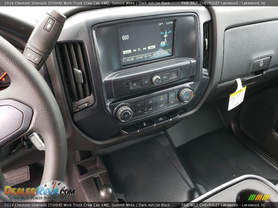 2019 Chevrolet Silverado 2500HD Work Truck Crew Cab 4WD Summit White / Dark Ash/Jet Black Photo #10