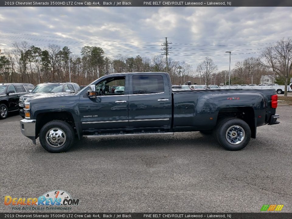 2019 Chevrolet Silverado 3500HD LTZ Crew Cab 4x4 Black / Jet Black Photo #3