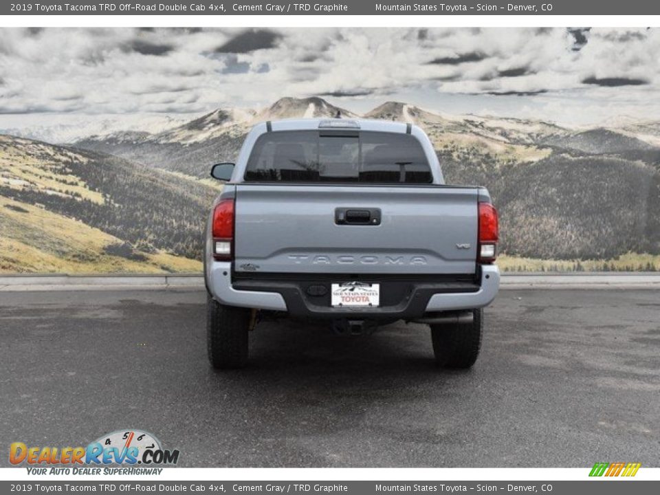 2019 Toyota Tacoma TRD Off-Road Double Cab 4x4 Cement Gray / TRD Graphite Photo #4