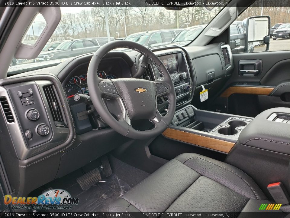2019 Chevrolet Silverado 3500HD LTZ Crew Cab 4x4 Black / Jet Black Photo #7