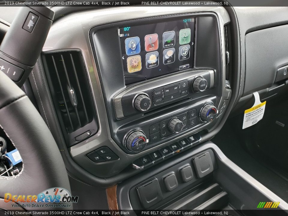 2019 Chevrolet Silverado 3500HD LTZ Crew Cab 4x4 Black / Jet Black Photo #10